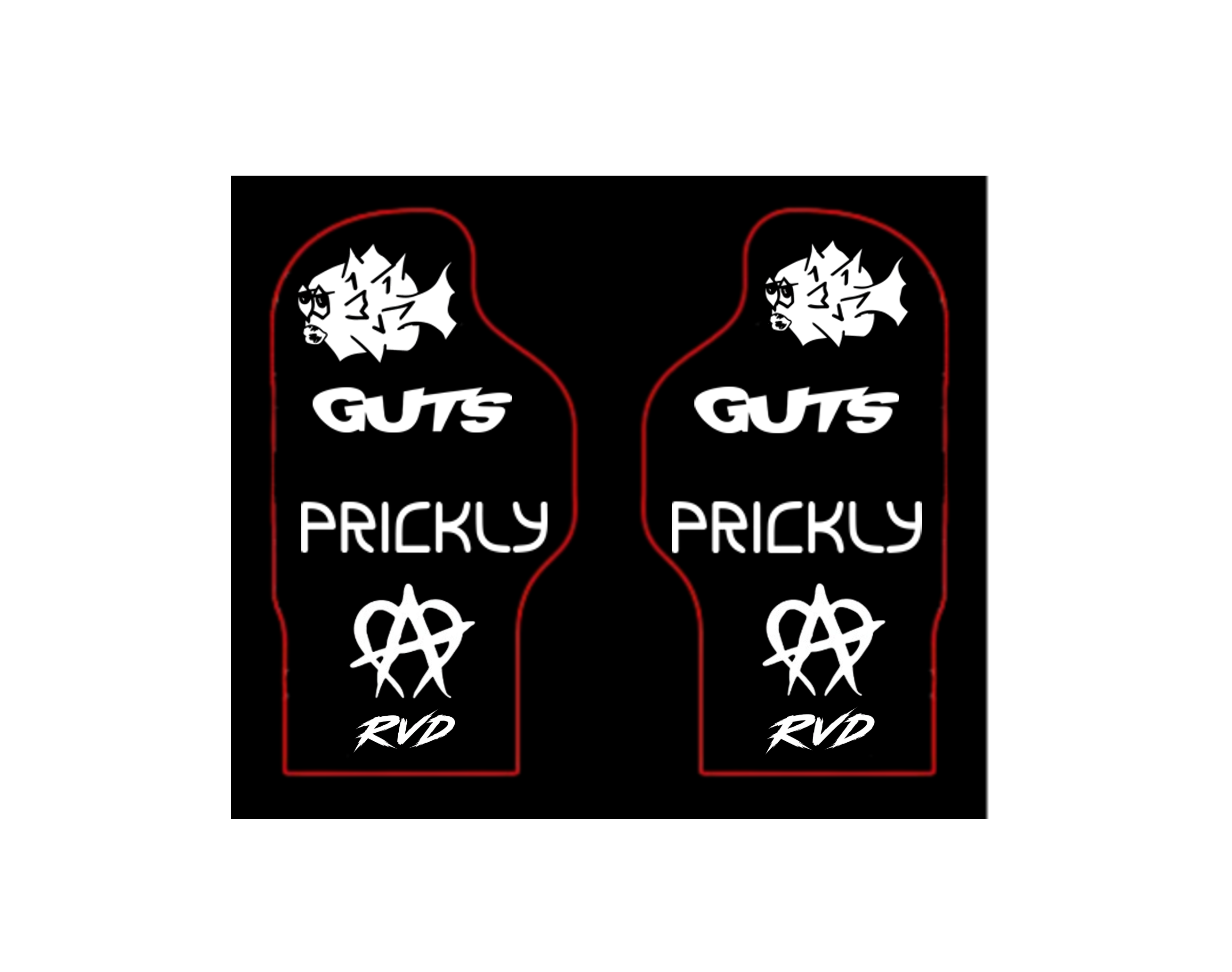 gt2000 fork guard decal #1001